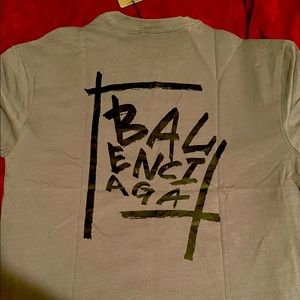 Balenciaga Graffiti Tee Olive